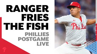 Ranger Suarez dominates the Marlins over seven scoreless innings  Phillies Postgame Live [upl. by Concettina]