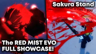 Sakura Stand  RED MIST EVO FULL SHOWCASE [upl. by Hoffert]