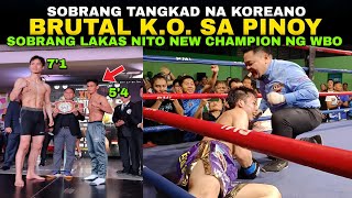 Napakatangkad na Koreano Brtal KO sa Batang Pinoy New World Champion [upl. by Irneh]