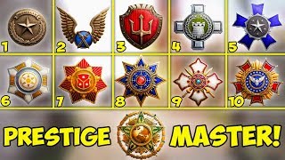 ALL 11 Prestige Emblems in COD WWII [upl. by Ahsinak170]