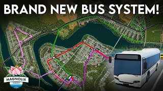 COMPLETELY Redesigning a Bus System in Cities Skylines 2  MC 21 [upl. by Ygief868]