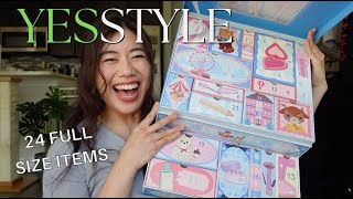 YESSTYLE ADVENT CALENDAR 2023 Full Unboxing [upl. by Wilie]