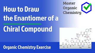 How to draw the enantiomer of a chiral compound [upl. by Chiou]