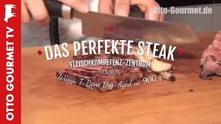 TBone Steak grillen quotDryAgedquot Wagyu Beef [upl. by Nibor994]