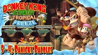 Donkey Kong Country Tropical Freeze  Part 42  quotPanicky Paddlesquot 54 100 Walkthrough [upl. by Bernarr]