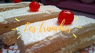 Les tranches🍰 بكريمة مع نكهة الليمون🍋 [upl. by Demetri576]