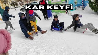 Kar Keyfi Kızak yapımı  How to ski [upl. by Clippard]