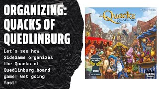 Organizing the Quacks of Quedlinburg Fully Sleeved with All Expansions and Upgrades SideGameLLC [upl. by Giselle573]