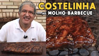 Como Fazer Costelinha ao Molho Barbecue na Churrasqueira  Tv Churrasco [upl. by Cahilly]