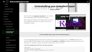 Remove PreInstalled Apps on KaiOS Without Losing OTA Updates [upl. by Nauaj453]