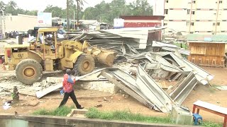 Poursuite de lopération de déguerpissement des sites occupés illégalement sur les campus [upl. by Aihselef]