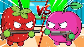 BATALLA DE COMIDA 😂 🍓 🆚 🍒  Con Cerso y TinenQa [upl. by Hazaki12]