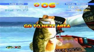 Sega Bass Fishing Game Sample  Dreamcast [upl. by Papst352]