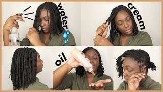 How I maintain my mini twists for natural hair growth [upl. by Ettevey]