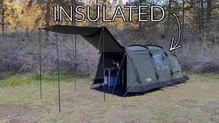 ALL Weather INSULATED Tent  CRUA Tri Insulated Tent [upl. by Enerehs]