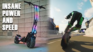 TOP 10 FASTEST ELECTRIC SCOOTERS 2021 2022  Insane power and speed [upl. by Yellehs]