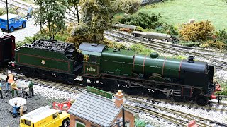 Giggleswick pulling LMS coaching stock into the station  4K Widescreen [upl. by Rawlinson]