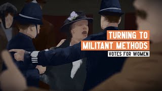 Womens Suffrage  When and why did the Suffragettes turn to militancy [upl. by Dora691]