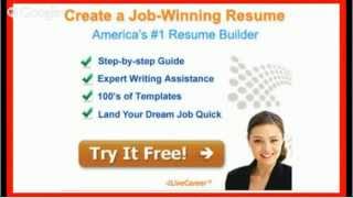 LiveCareerCom Resume Builder Review [upl. by Gonsalve]