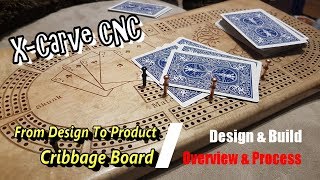 Making a Cribbage Board  From Design Through Process [upl. by Fauch]