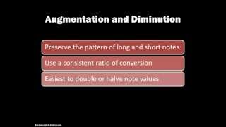 105 Rhythmic Augmentation and Diminution [upl. by Idou892]