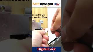 How to install a digital lock on your door TKK02AQ for Amazone [upl. by Aivul]