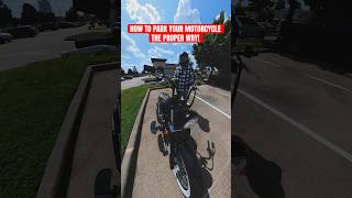 Youve Been Parking Your Motorcycle All Wrong 🤯 Share With a Buddy Shorts bikelife biker tips [upl. by Eldoree574]