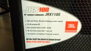 JBL JRX 100 subwoofer [upl. by Lilla]