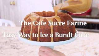 How to Ice a Bundt Cake [upl. by Glenna782]