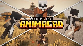 ✨ 10 MELHORES mods de ANIMAÇÃO para MINECRAFT 1202 a 112 [upl. by Eisse269]