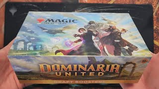 My First Overpriced Dominaria United Draft Booster Box [upl. by Nigrom]