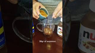 Nutelatte nutellatte coffee espresso cafe coffeetime coffeeaddict coffeelover [upl. by Karmen]