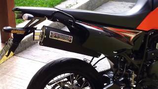 Escapamento Fortuna Lander XTZX 250 Motard [upl. by Morra]