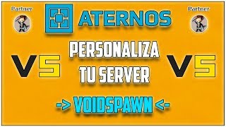 ATERNOS  Evita CAERTE en el LOBBY con VOIDSPAWN  Personaliza Tu Server 2017Full  Español [upl. by Lou]