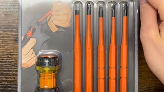 8in1 Insulated Interchangeable Screwdriver Set by Klein Tools Thoughts [upl. by Aikas577]