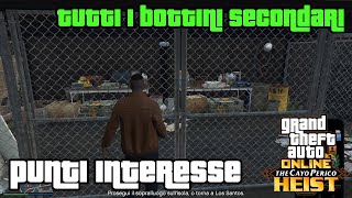 Tutti i Bottini Secondari 5000000 potenziali  TUTTI PUNTI INTERESSE  GTA ONLINE ITA [upl. by Atinal]