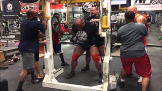 400kg881lbs x 5 PR Raw Squat w wraps [upl. by Alena524]