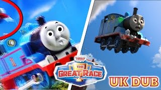 Thomas Bridge Jump UK Comparison  Thomas and Friends The Great Race TrackMaster Remake [upl. by Akimaj]