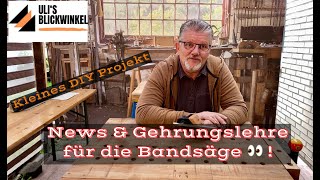 News und Gehrungslehre für die Record Power Bandsäge  Kleines DIY Projekt [upl. by Edana]