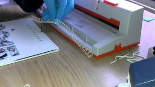 Detailed Calendar Wire Binding tutorial [upl. by Alyad]