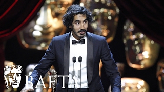 Dev Patel wins Supporting Actor for Lion  BAFTA Film Awards 2017 [upl. by Notsle]