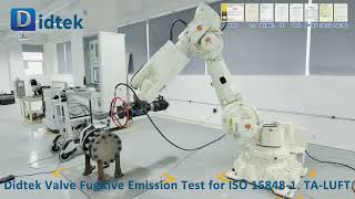 Didtek Valve Fugitive Emission Test for ISO 15848 1 TA LUFT [upl. by Sibley322]