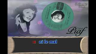 Karaoke Tino  Edith Piaf  Non je ne regrette rien [upl. by Eniroc]