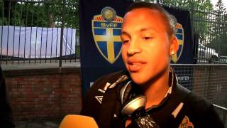 Martin Olsson Efter debuten i Alandslaget [upl. by Aelyak]