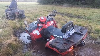 Four wheeler mudding Polaris amp Bashan [upl. by Cutter]