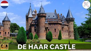 DE HAAR CASTLE │ NETHERLANDS Magnificent castle views  practical info for visiting All in 4K [upl. by Agle]