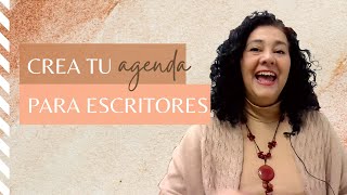 Cómo CREAR una AGENDA para ESCRITORES con Canva [upl. by Ittam]