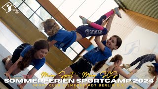 Sommerferien Sportcamps 2024 [upl. by Nylatsyrc968]