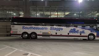 Southeastern Stages  340 Prevost X345  Greyhound Bus [upl. by Onairpic]