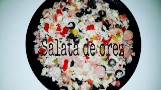 Salata de orez reteta culinara de vara rapida [upl. by Irrem]